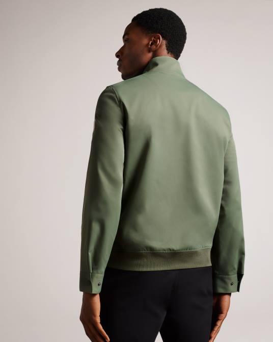 Ted Baker hombres 2ZFP1508 ropa chaqueta bomber de nailon arcona caqui