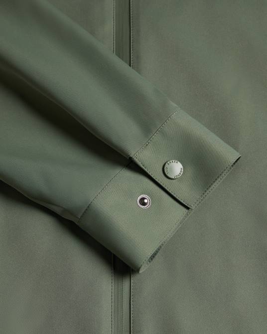 Ted Baker hombres 2ZFP1508 ropa chaqueta bomber de nailon arcona caqui