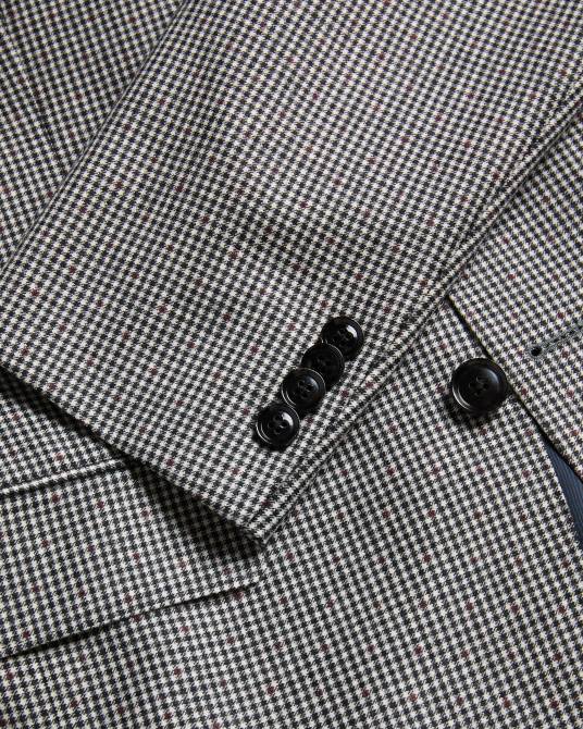 Ted Baker hombres 2ZFP1580 ropa chaqueta de traje a cuadros mono jvcjj negro