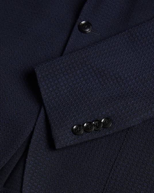 Ted Baker hombres 2ZFP1613 ropa chaqueta texturizada sin forro jvtunj Armada