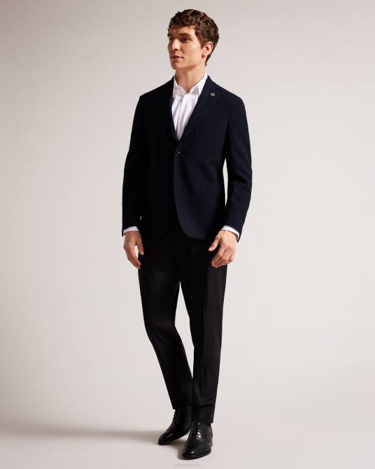 Ted Baker hombres 2ZFP1613 ropa chaqueta texturizada sin forro jvtunj Armada