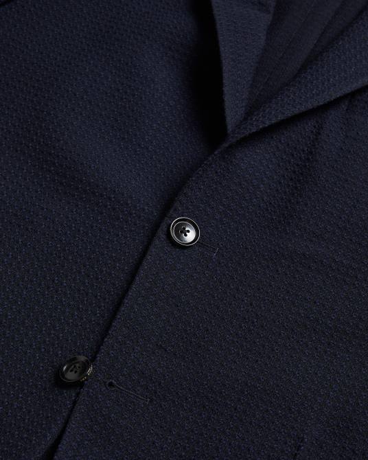 Ted Baker hombres 2ZFP1613 ropa chaqueta texturizada sin forro jvtunj Armada