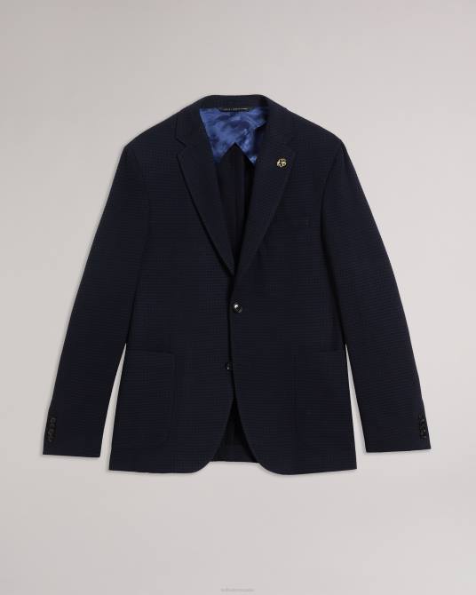 Ted Baker hombres 2ZFP1613 ropa chaqueta texturizada sin forro jvtunj Armada
