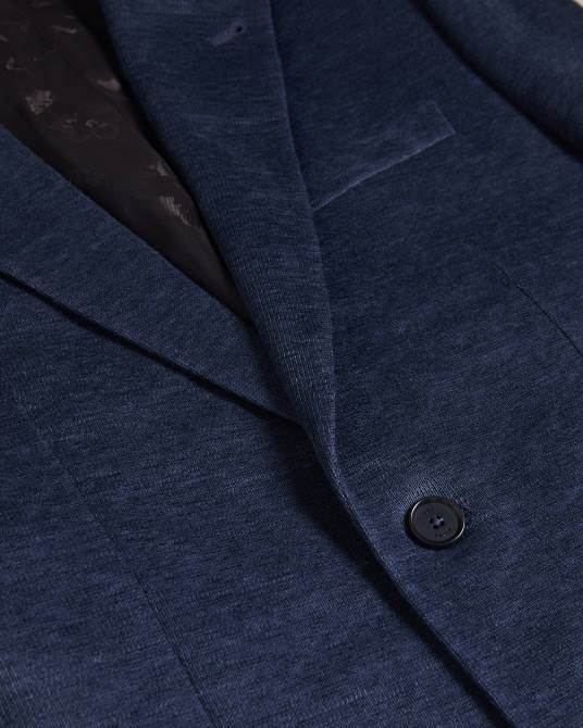 Ted Baker hombres 2ZFP1326 ropa blazer keanuj de corte slim de punto Armada