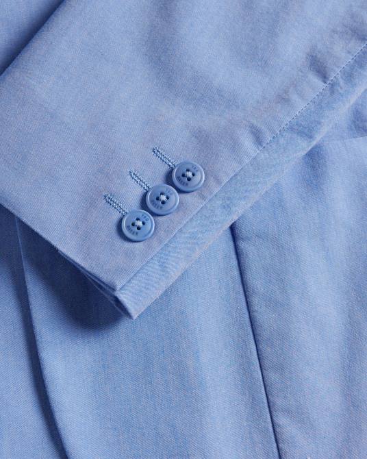 Ted Baker hombres 2ZFP1455 ropa blazer paco shot de algodón azul