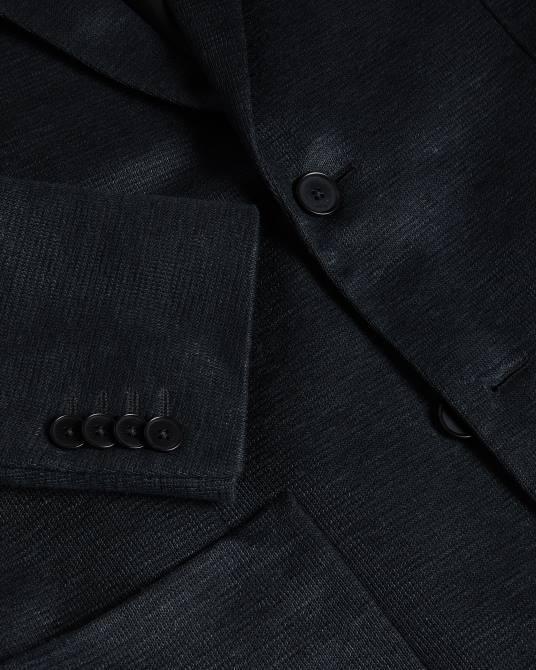 Ted Baker hombres 2ZFP1548 ropa blazer keanuj de corte slim de punto negro