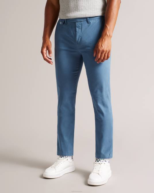 Ted Baker hombres 2ZFP1222 ropa chinos slim genay cielo azul