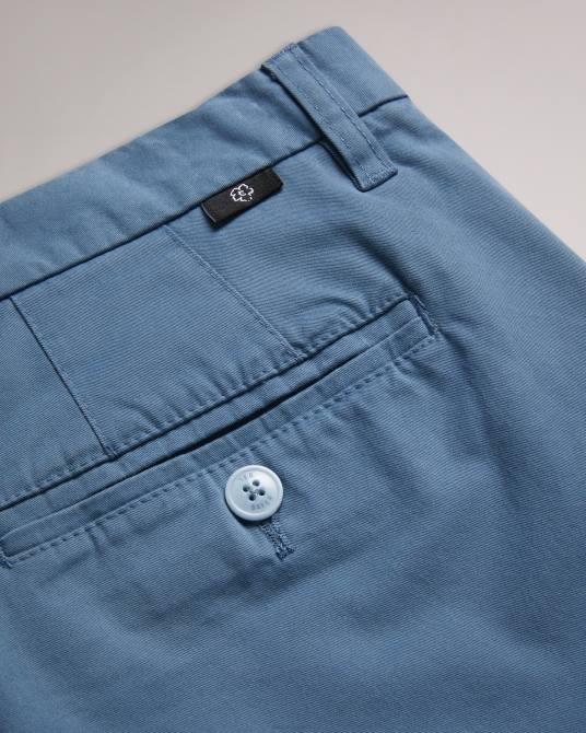 Ted Baker hombres 2ZFP1222 ropa chinos slim genay cielo azul