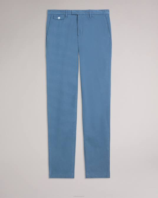 Ted Baker hombres 2ZFP1222 ropa chinos slim genay cielo azul