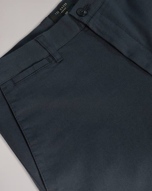 Ted Baker hombres 2ZFP1331 ropa pantalones chinos informales relajados genbee Armada