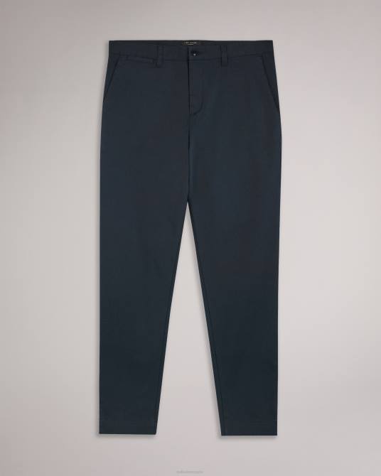 Ted Baker hombres 2ZFP1331 ropa pantalones chinos informales relajados genbee Armada