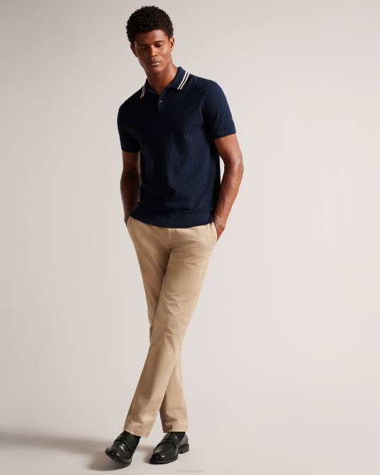 Ted Baker hombres 2ZFP1395 ropa chinos slim genay piedra
