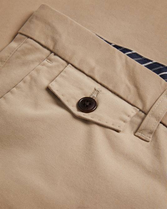 Ted Baker hombres 2ZFP1395 ropa chinos slim genay piedra