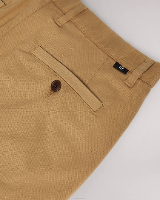 Ted Baker hombres 2ZFP1448 ropa pantalones chinos informales relajados genbee natural