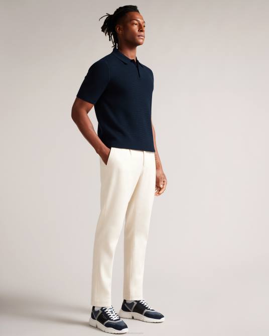 Ted Baker hombres 2ZFP1245 ropa Polo de punto de corte regular y manga corta imago Armada