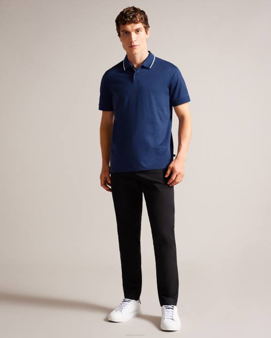 Ted Baker hombres 2ZFP1274 ropa polo de manga corta allard Azul marino