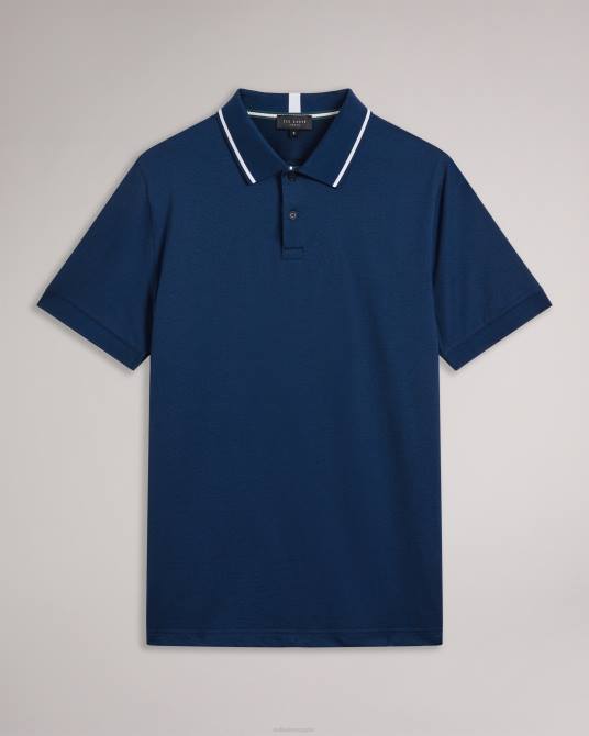 Ted Baker hombres 2ZFP1274 ropa polo de manga corta allard Azul marino