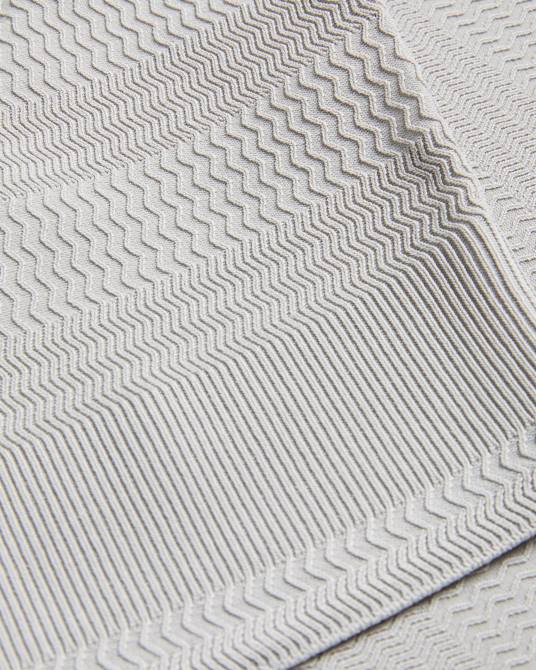 Ted Baker hombres 2ZFP1363 ropa polo texturizado manga corta stree gris