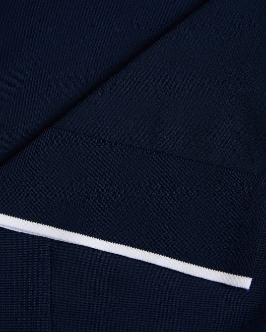 Ted Baker hombres 2ZFP1373 ropa polo de rayón de manga corta stortfo Armada