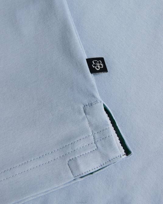 Ted Baker hombres 2ZFP1379 ropa polo de manga corta y corte slim zeiter pl-azul