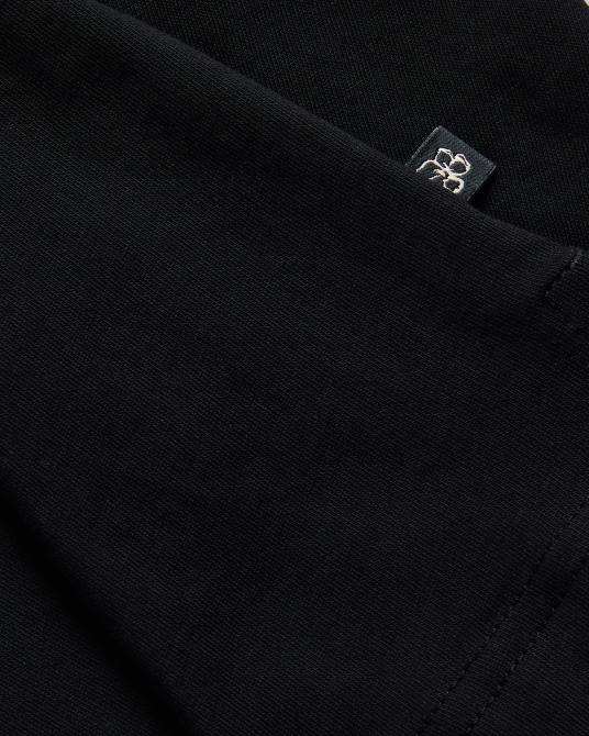 Ted Baker hombres 2ZFP1526 ropa camiseta de manga corta con gráfico abstracto de especies negro