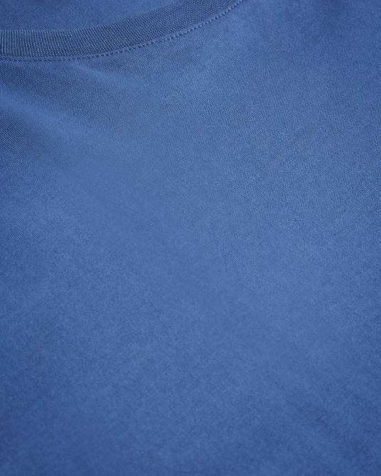 Ted Baker hombres 2ZFP1531 ropa Camiseta lisa de corte regular y manga corta de Tywinn azul