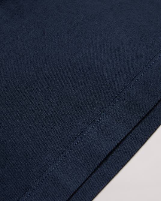 Ted Baker hombres 2ZFP1561 ropa Camiseta lisa de corte regular y manga corta de Tywinn Armada