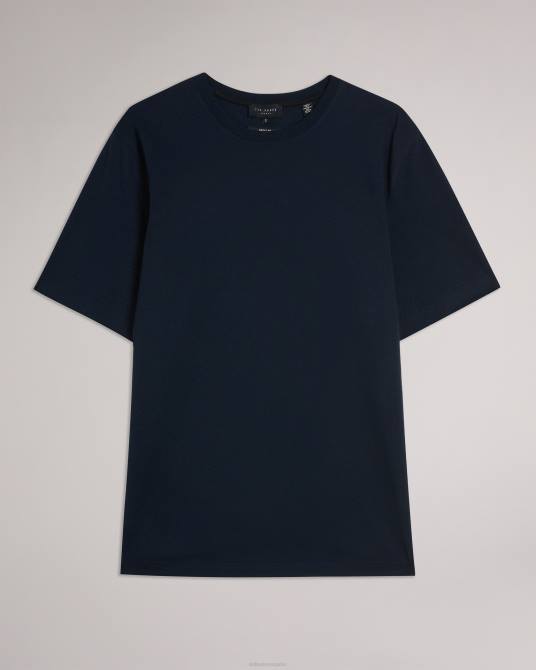 Ted Baker hombres 2ZFP1561 ropa Camiseta lisa de corte regular y manga corta de Tywinn Armada