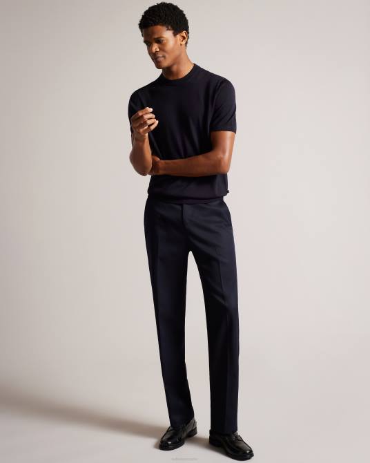 Ted Baker hombres 2ZFP1591 ropa camiseta de punto de manga corta senti Armada