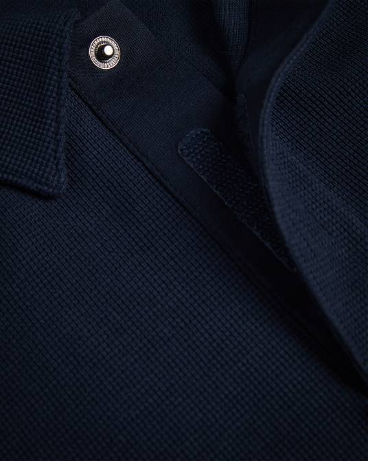 Ted Baker hombres 2ZFP1267 ropa Polo Wavelo de manga larga y ajuste regular Armada