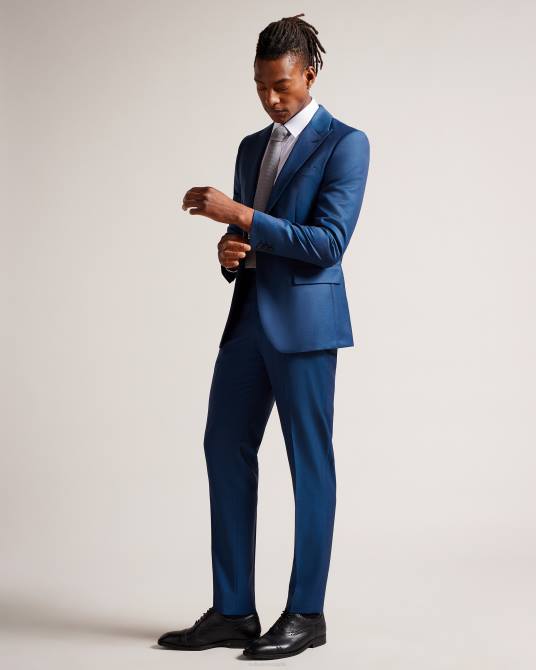 Ted Baker hombres 2ZFP1225 ropa pantalones atlowt camburn azul brillante