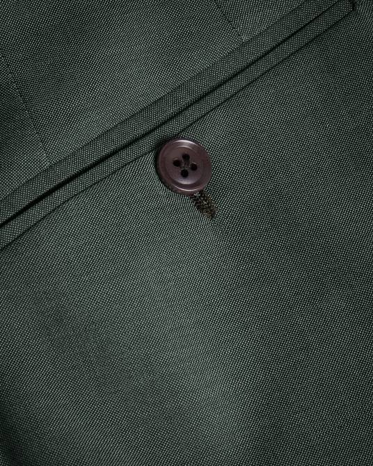 Ted Baker hombres 2ZFP1388 ropa Pantalón de traje rico en pura lana de piel de tiburón caqui