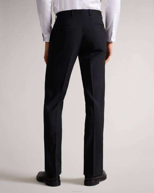 Ted Baker hombres 2ZFP1454 ropa pantalones de traje de corte slim jvtrsbl negro