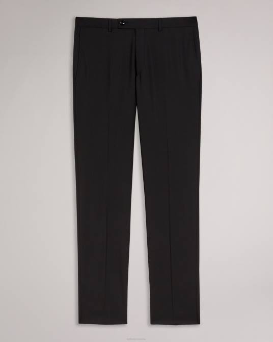 Ted Baker hombres 2ZFP1454 ropa pantalones de traje de corte slim jvtrsbl negro