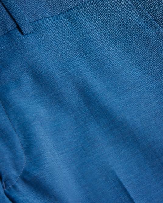 Ted Baker hombres 2ZFP1475 ropa pantalón de traje siouxt azul marino de piel de tiburón Armada