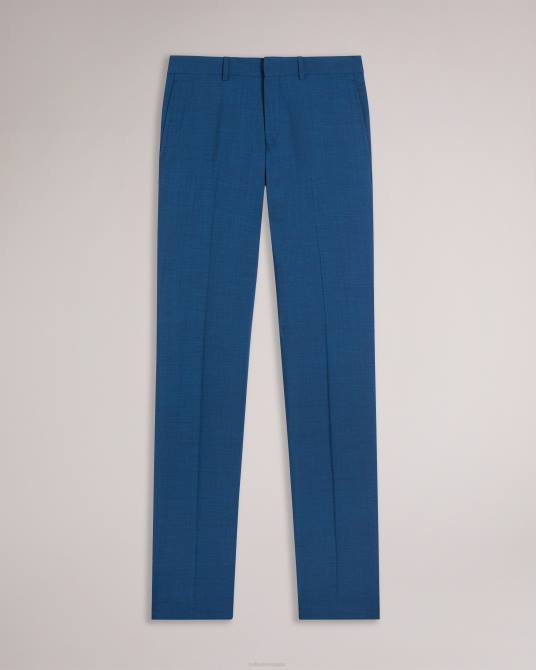 Ted Baker hombres 2ZFP1475 ropa pantalón de traje siouxt azul marino de piel de tiburón Armada