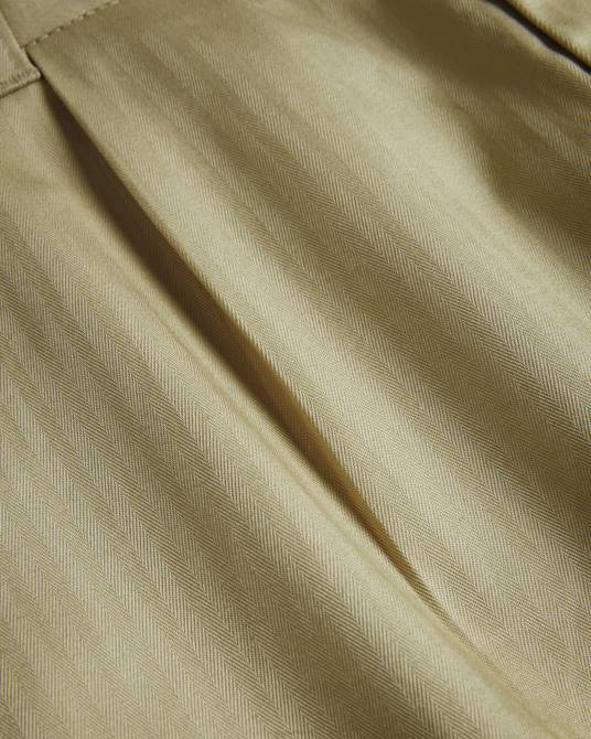 Ted Baker hombres 2ZFP1567 ropa pantalones bossar de corte regular con diseño de espiguilla natural