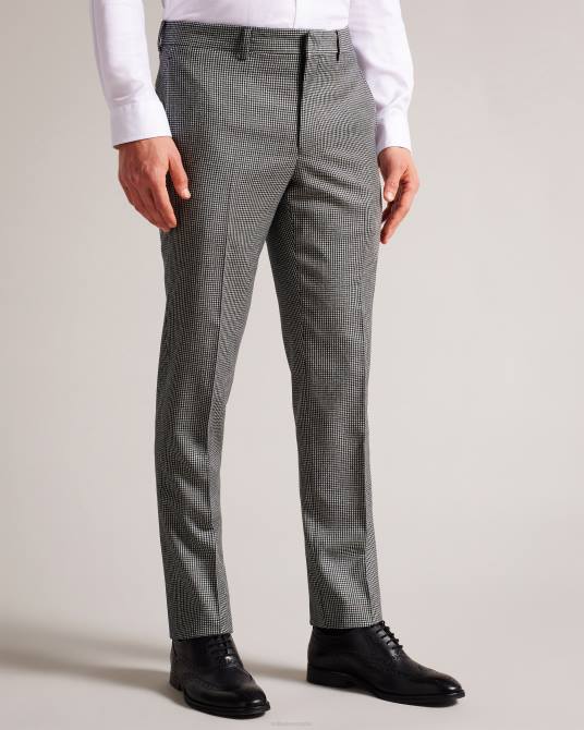 Ted Baker hombres 2ZFP1588 ropa pantalones de traje a cuadros mono jvct negro