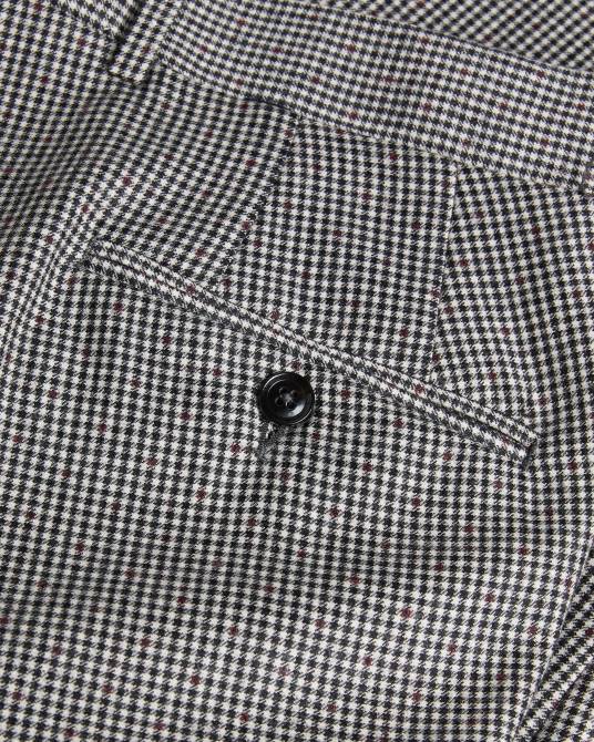 Ted Baker hombres 2ZFP1588 ropa pantalones de traje a cuadros mono jvct negro