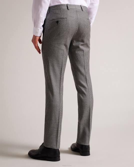 Ted Baker hombres 2ZFP1588 ropa pantalones de traje a cuadros mono jvct negro