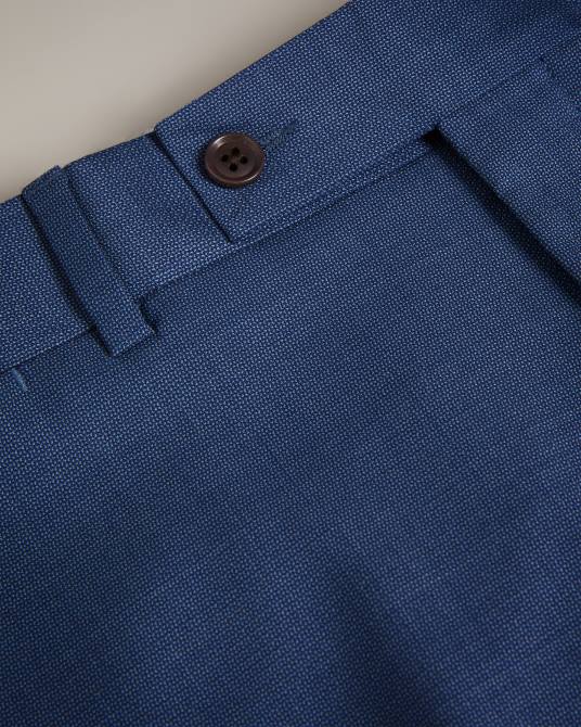 Ted Baker hombres 2ZFP1611 ropa pantalon traje lana azul marino upsalat Armada