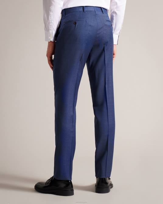 Ted Baker hombres 2ZFP1611 ropa pantalon traje lana azul marino upsalat Armada