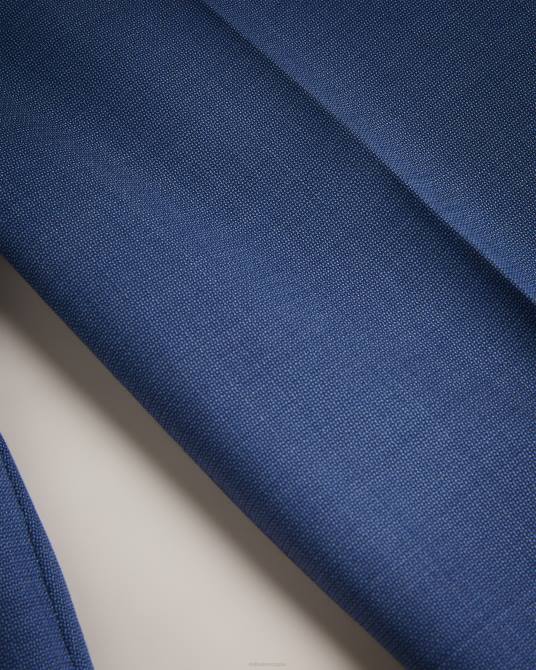 Ted Baker hombres 2ZFP1611 ropa pantalon traje lana azul marino upsalat Armada