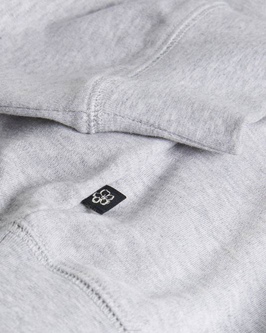 Ted Baker hombres 2ZFP1273 ropa jersey de manga larga con logo de Sonics marga gris