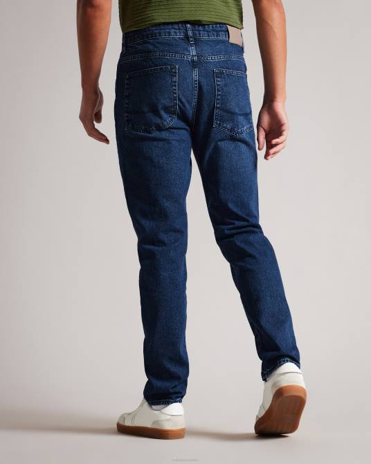 Ted Baker hombres 2ZFP1438 ropa jeans de mezclilla con pernera slim strtfo azul medio