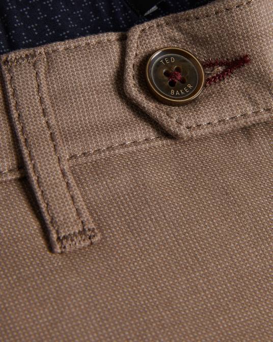 Ted Baker hombres 2ZFP1636 ropa Cortrom semi liso corto broncearse