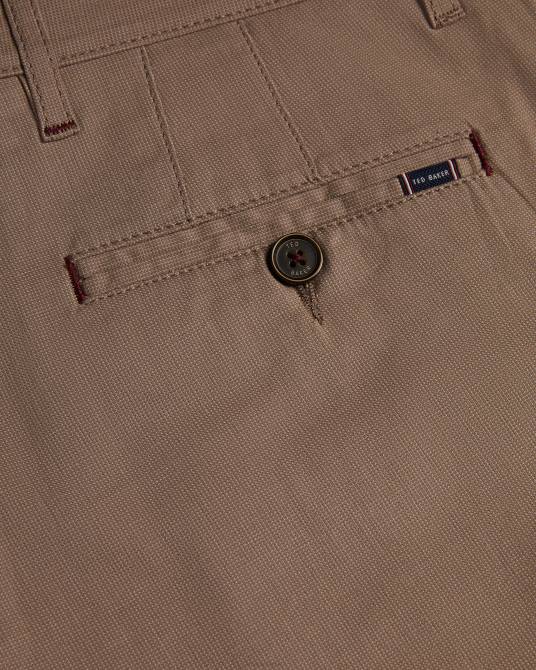 Ted Baker hombres 2ZFP1636 ropa Cortrom semi liso corto broncearse