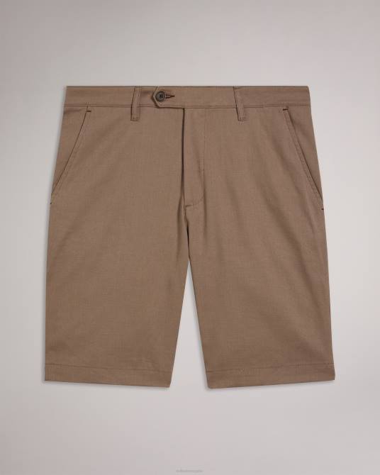 Ted Baker hombres 2ZFP1636 ropa Cortrom semi liso corto broncearse