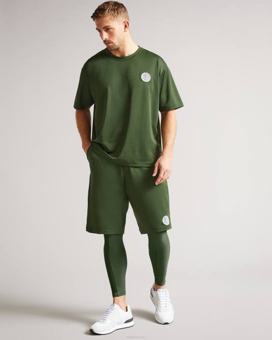 Ted Baker hombres 2ZFP1711 ropa pantalones cortos Philips Active de secado rápido caqui