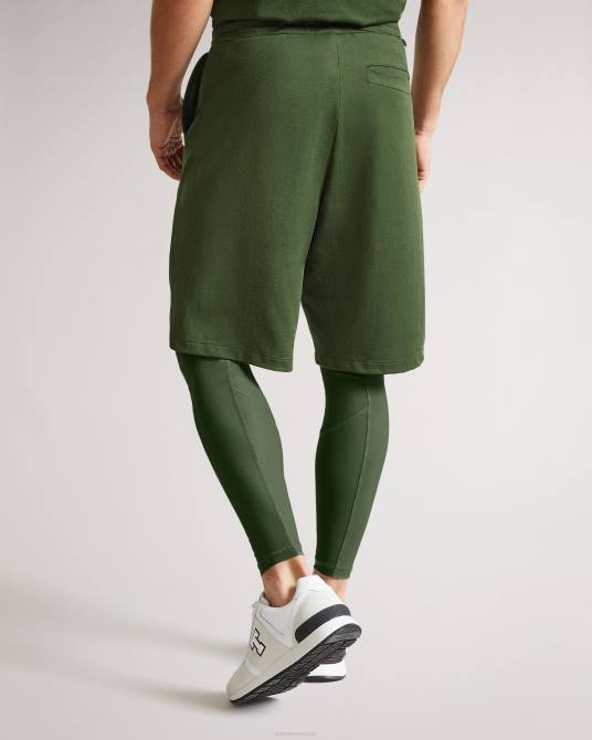 Ted Baker hombres 2ZFP1711 ropa pantalones cortos Philips Active de secado rápido caqui